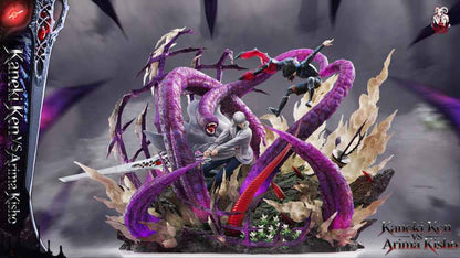 Tokyo Ghoul Black Goat Studio Kaneki Ken Vs Arima Kisho Resin Statue