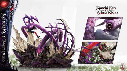 Tokyo Ghoul Black Goat Studio Kaneki Ken Vs Arima Kisho Resin Statue