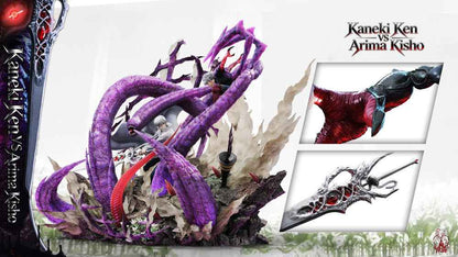 Tokyo Ghoul Black Goat Studio Kaneki Ken Vs Arima Kisho Resin Statue