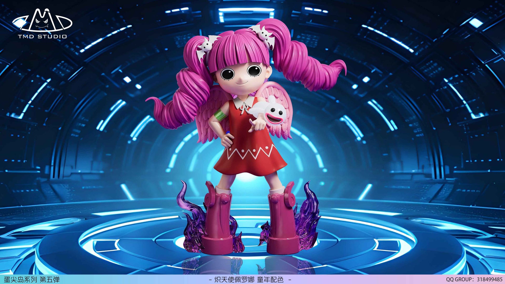 One Piece ~ Toys My Dream "TMD" Studio ~ Perona Cosplay Egghead Seraphim ~ Resin Statue - Santoryu Resins Collectors