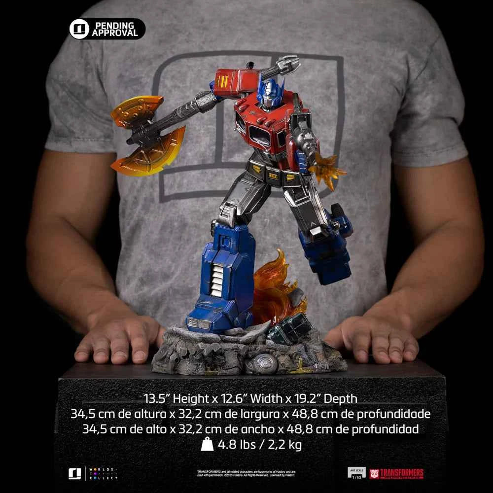 Transformers Iron Studios Optimus Prime Demi Scale HASBR126525-20 1/20 Licensed Resin Statue