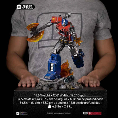 Transformers Iron Studios Optimus Prime Demi Scale HASBR126525-20 1/20 Licensed Resin Statue