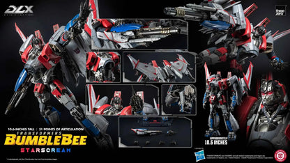 Transformers Threezero Bumblebee DLX Starscream 3Z09430W0 Licensed Action Figure