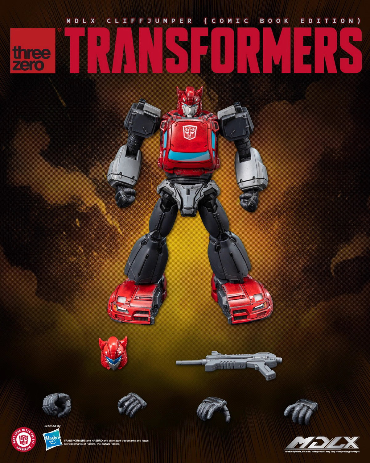 Transformers Threezero MDLX Cliffjumper Comic Ver. 3Z08730W0 Licensed Action Figure