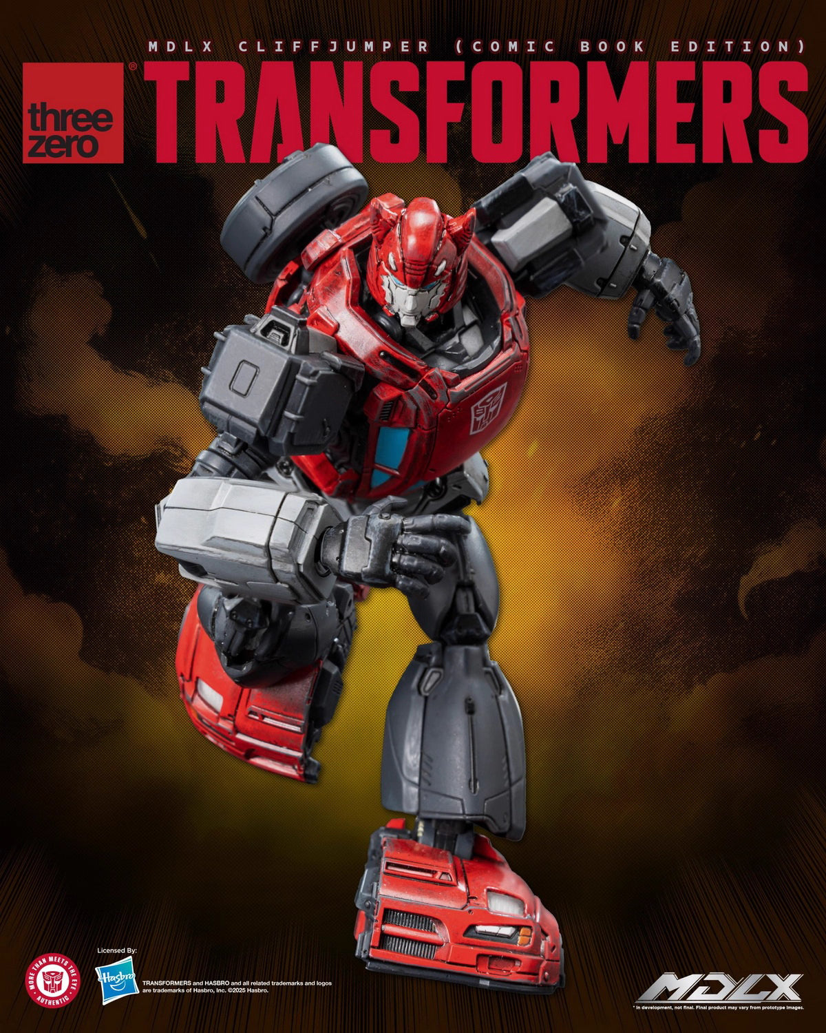 Transformers Threezero MDLX Cliffjumper Comic Ver. 3Z08730W0 Licensed Action Figure