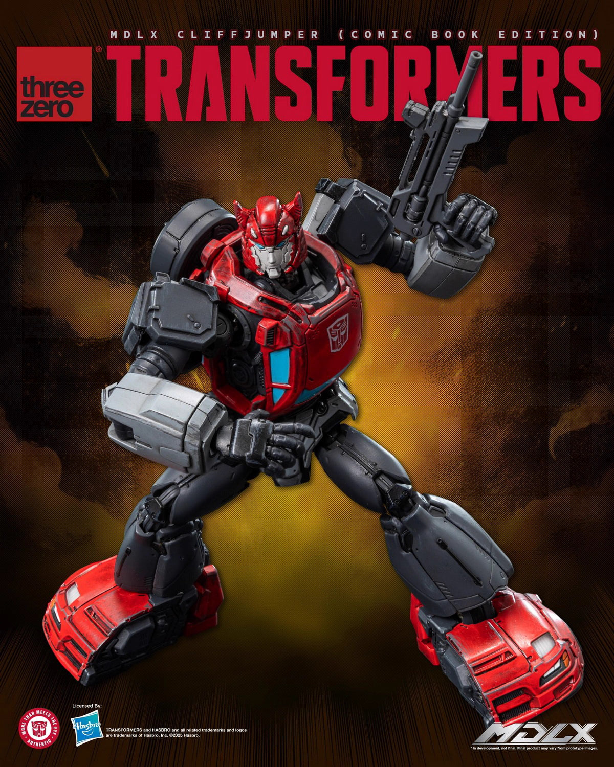 Transformers Threezero MDLX Cliffjumper Comic Ver. 3Z08730W0 Licensed Action Figure