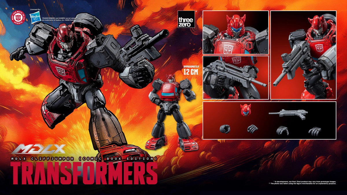 Transformers Threezero MDLX Cliffjumper Comic Ver. 3Z08730W0 Licensed Action Figure