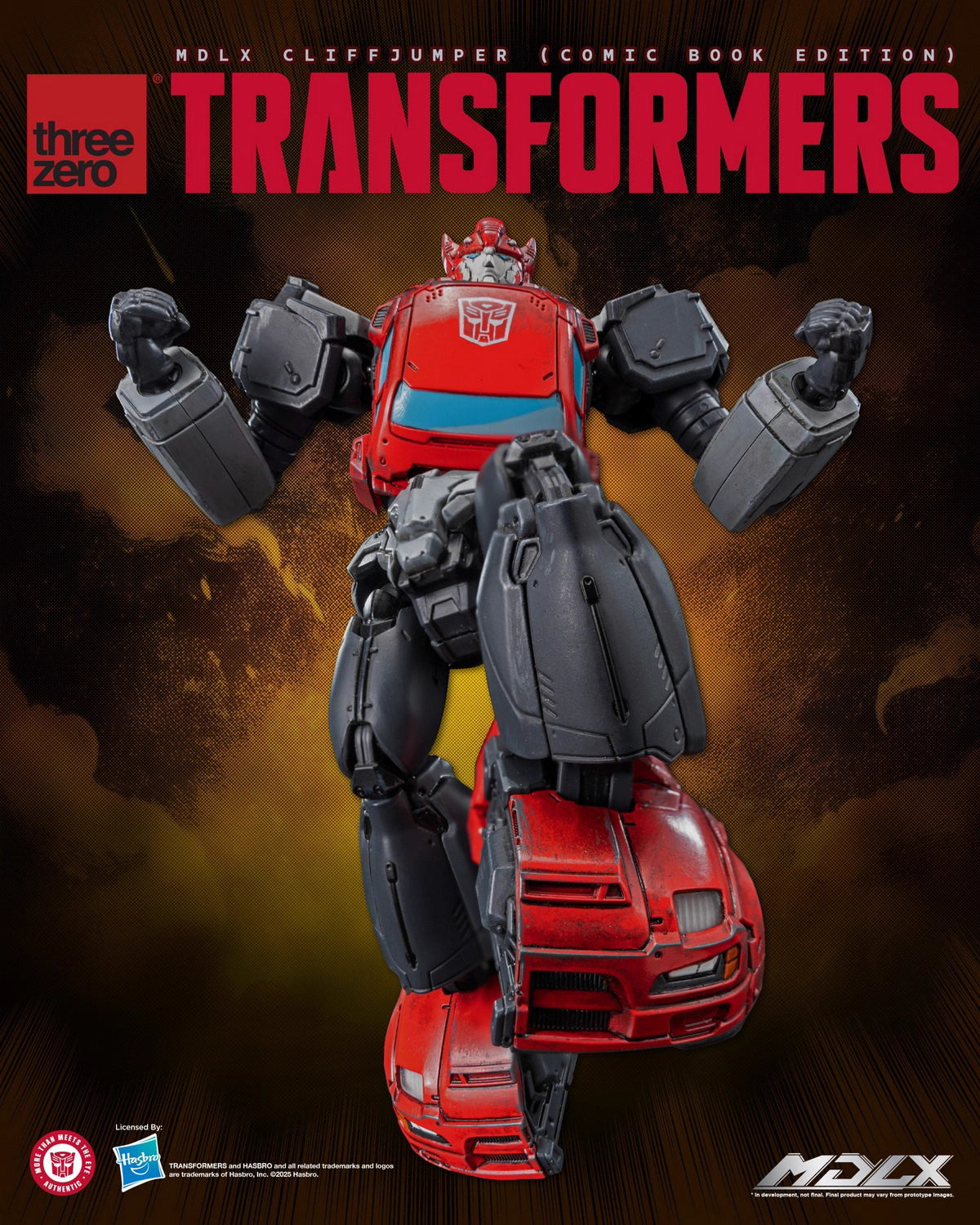 Transformers Threezero MDLX Cliffjumper Comic Ver. 3Z08730W0 Licensed Action Figure