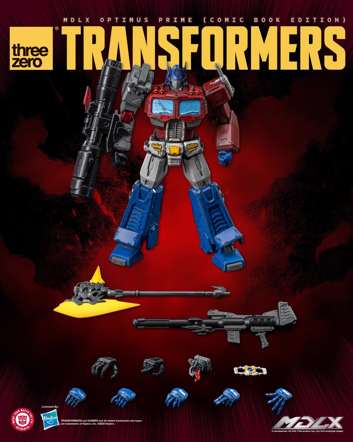 Transformers Threezero MDLX Optimus Prime Comic Ver. 3Z08710W0 Licensed Action Figure