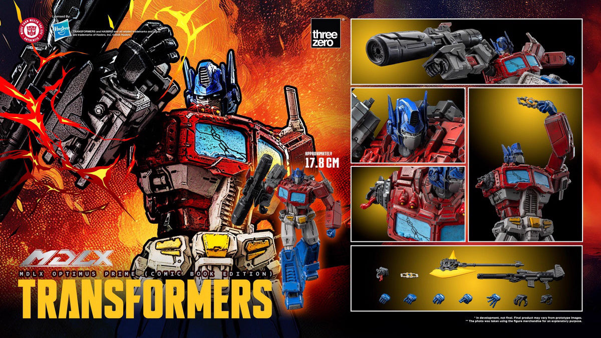 Transformers Threezero MDLX Optimus Prime Comic Ver. 3Z08710W0 Licensed Action Figure