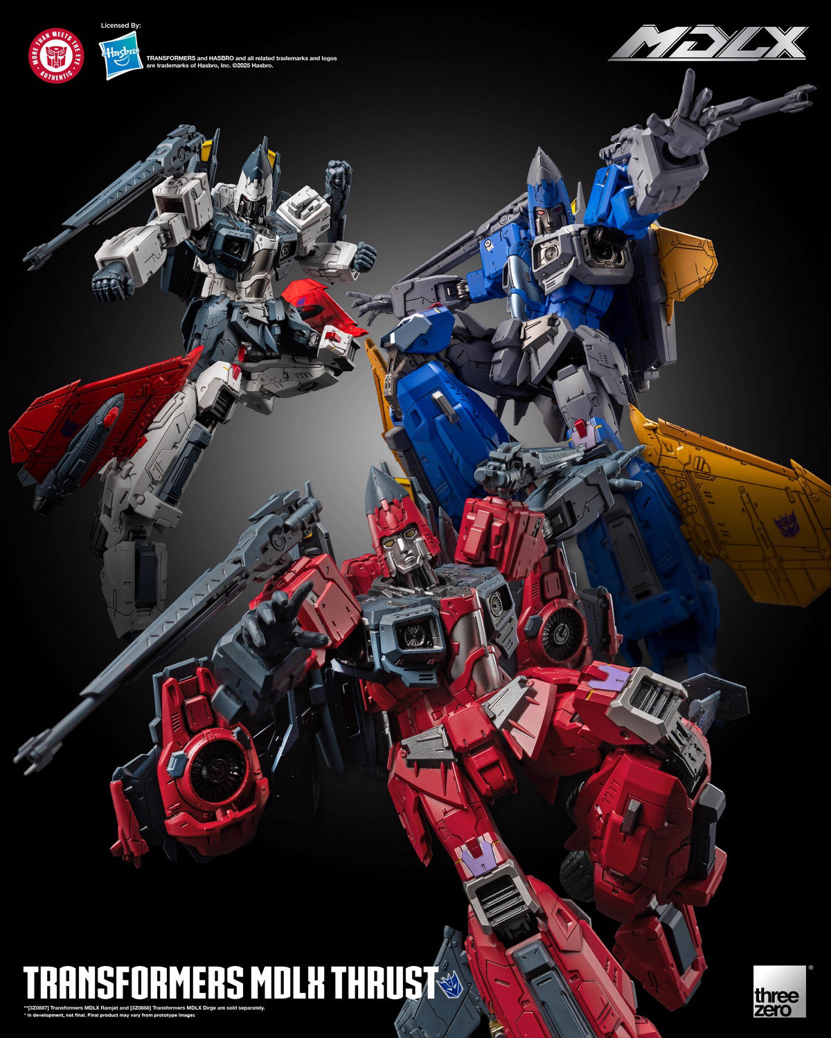 Transformers Threezero MDLX Thrust 3Z08890W0 Licensed Action Figure