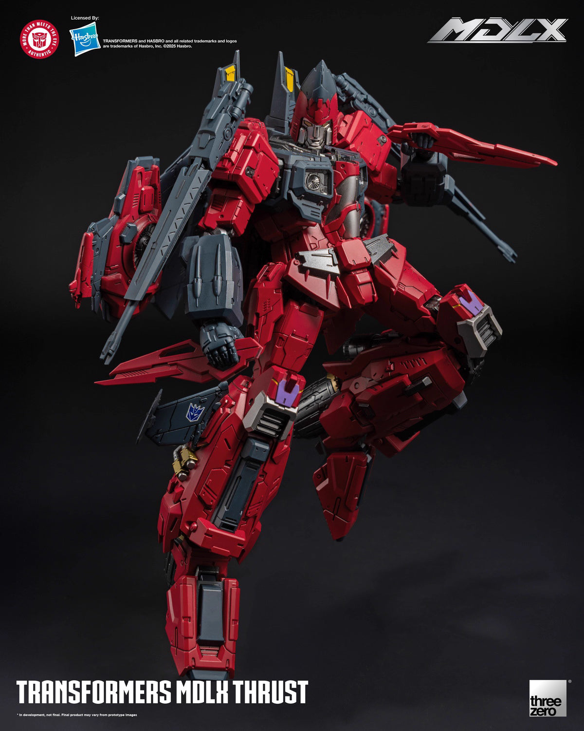 Transformers Threezero MDLX Thrust 3Z08890W0 Licensed Action Figure