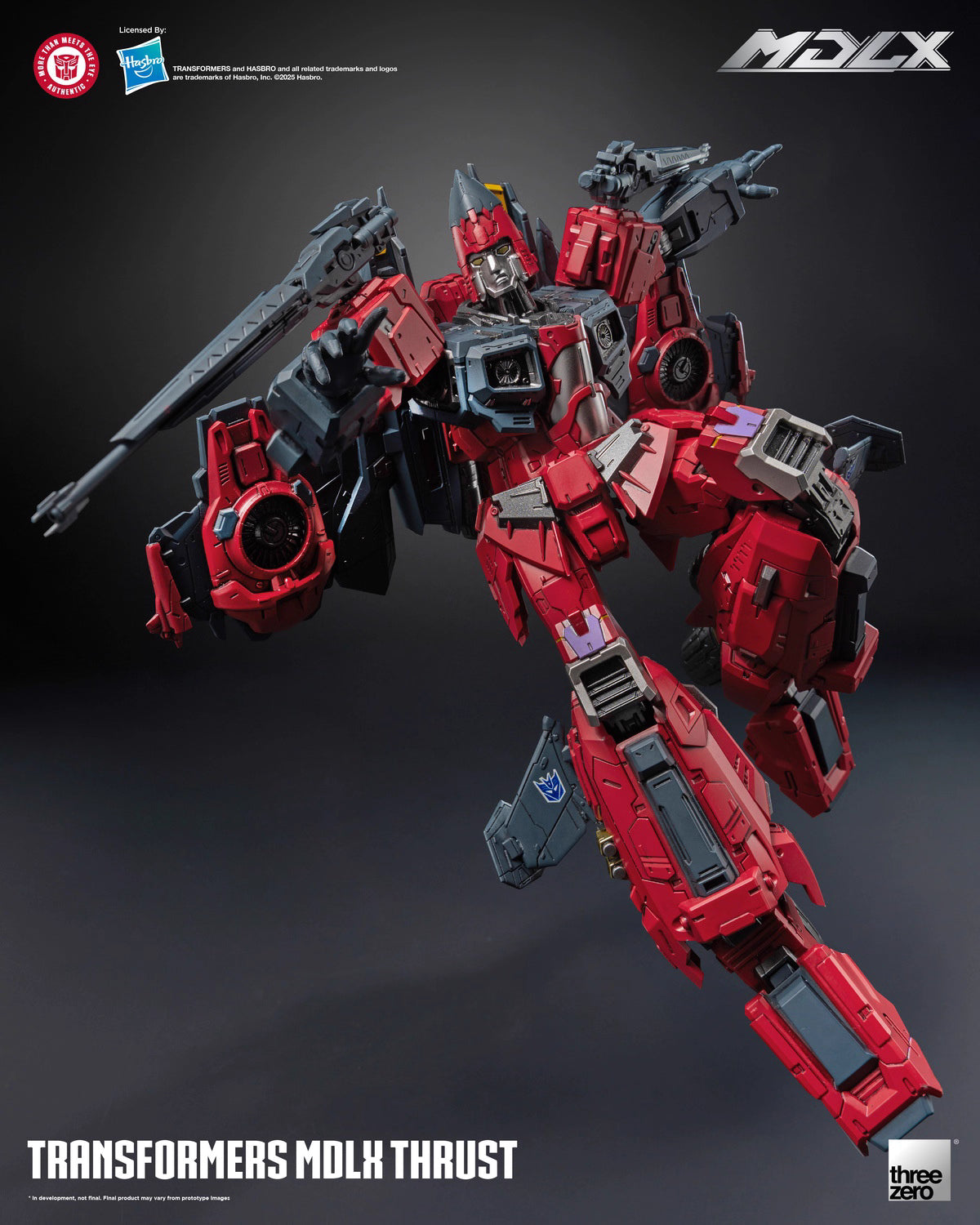 Transformers Threezero MDLX Thrust 3Z08890W0 Licensed Action Figure