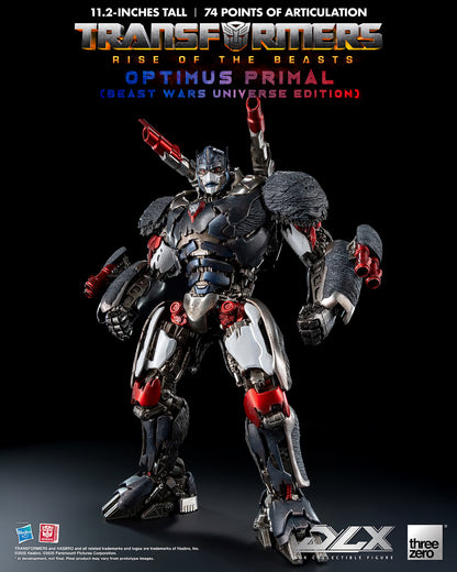 Transformers Threezero Rise of the Beasts DLX Optimus Primal 3Z08850W0 Licensed Action Figure