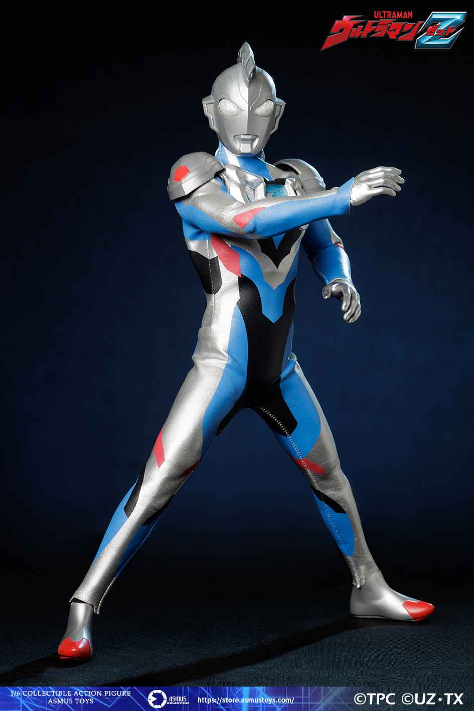 Ultraman Asmus Toys Ultraman Ultraman Zeta ULT003 Licensed Action Figure