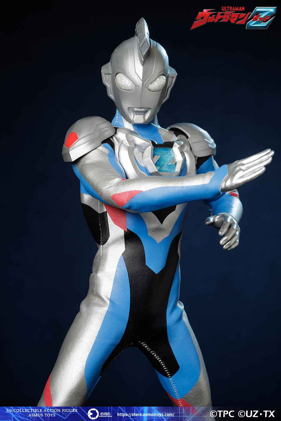 Ultraman Asmus Toys Ultraman Ultraman Zeta ULT003 Licensed Action Figure