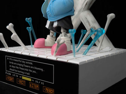 Undertale Game Player Studio Cross! Sans SANS-GB Gun Version Resin Statue