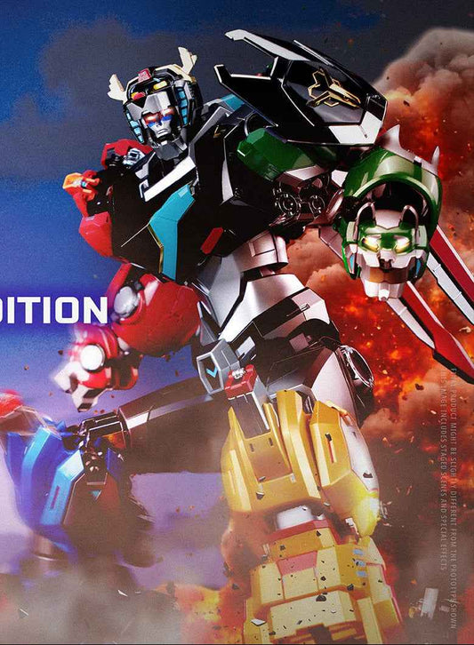 Voltron: Defender of the Universe Blitzway CARBOTIX Series Voltron Legendary Defender GoLion 10th Anniversary Limited Special Edition Licensed Action Figure