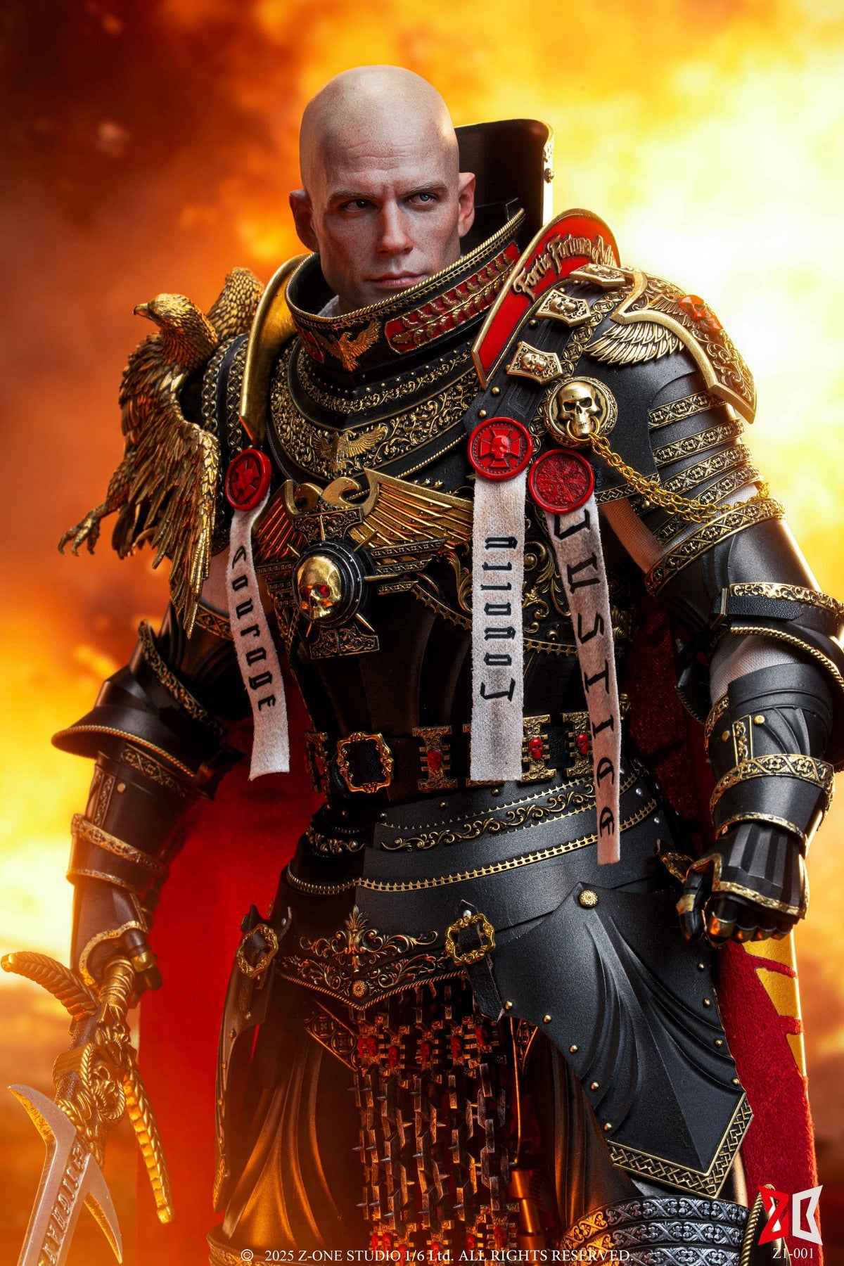 Warhammer 4000 Z-ONE Studio Alloy Imperial Inquisitor Martyr Leonard Z1-001 1/6 Licensed Action Figure