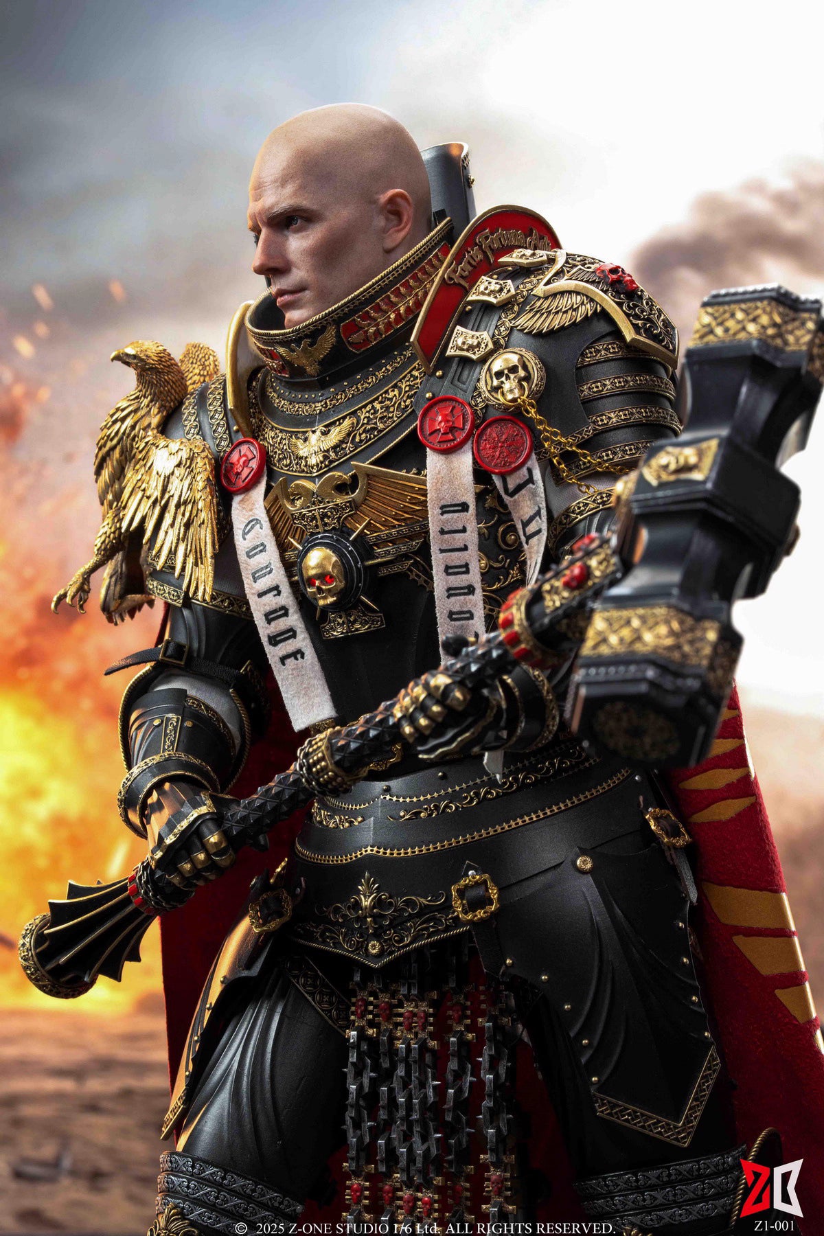 Warhammer 4000 Z-ONE Studio Alloy Imperial Inquisitor Martyr Leonard Z1-001 1/6 Licensed Action Figure