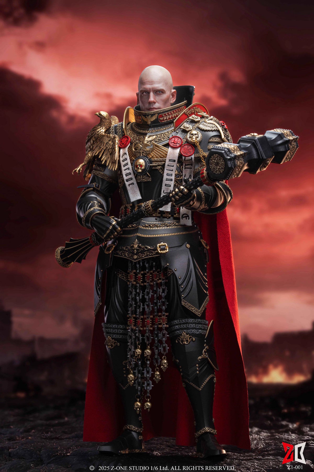 Warhammer 4000 Z-ONE Studio Alloy Imperial Inquisitor Martyr Leonard Z1-001 1/6 Licensed Action Figure