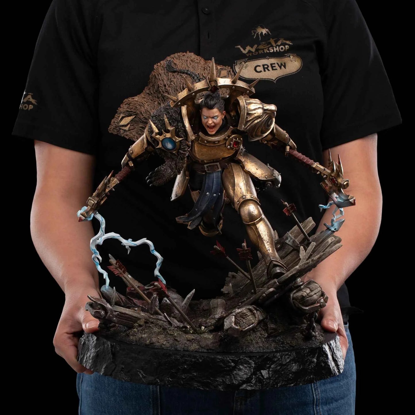 Warhammer Age of Sigmar WETA Workshop Assassin of the God-King Nieve Blacktalon 1/6 Licensed Resin Statue
