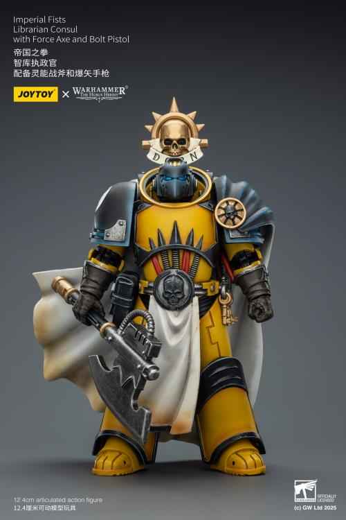 Warhammer Series JOYTOY Imperial Fist Librarian Consul JT03301 1/18 Licensed Action Figure