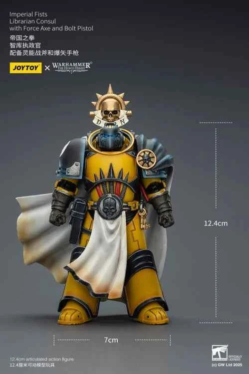 Warhammer Series JOYTOY Imperial Fist Librarian Consul JT03301 1/18 Licensed Action Figure