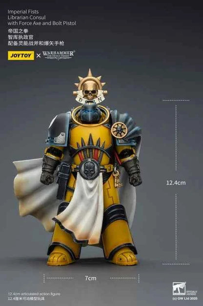 Warhammer Series JOYTOY Imperial Fist Librarian Consul JT03301 1/18 Licensed Action Figure