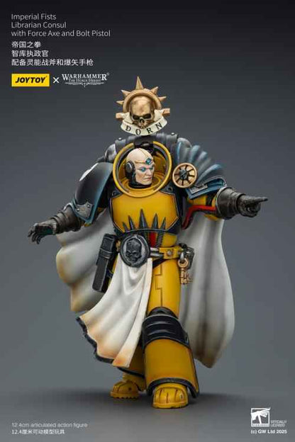 Warhammer Series JOYTOY Imperial Fist Librarian Consul JT03301 1/18 Licensed Action Figure