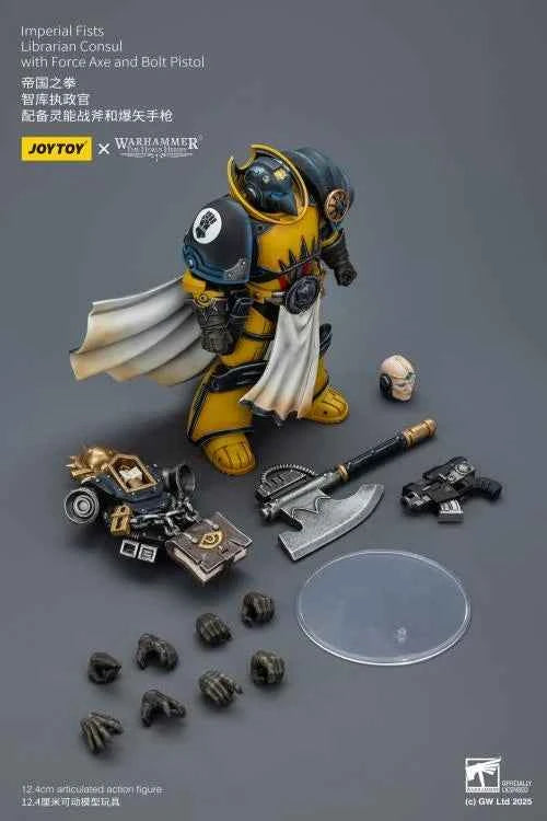 Warhammer Series JOYTOY Imperial Fist Librarian Consul JT03301 1/18 Licensed Action Figure