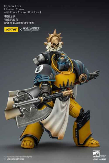 Warhammer Series JOYTOY Imperial Fist Librarian Consul JT03301 1/18 Licensed Action Figure