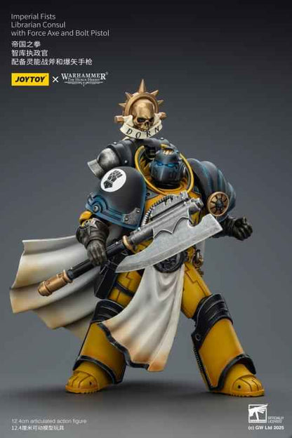 Warhammer Series JOYTOY Imperial Fist Librarian Consul JT03301 1/18 Licensed Action Figure
