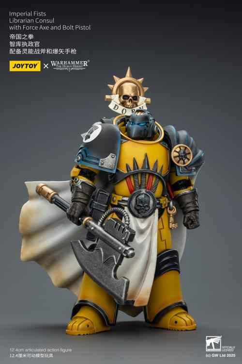 Warhammer Series JOYTOY Imperial Fist Librarian Consul JT03301 1/18 Licensed Action Figure