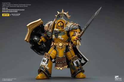 Warhammer Series JOYTOY Imperial Fist Praetor in Tartaros Terminator Armor JT03295 1/18 Licensed Action Figure