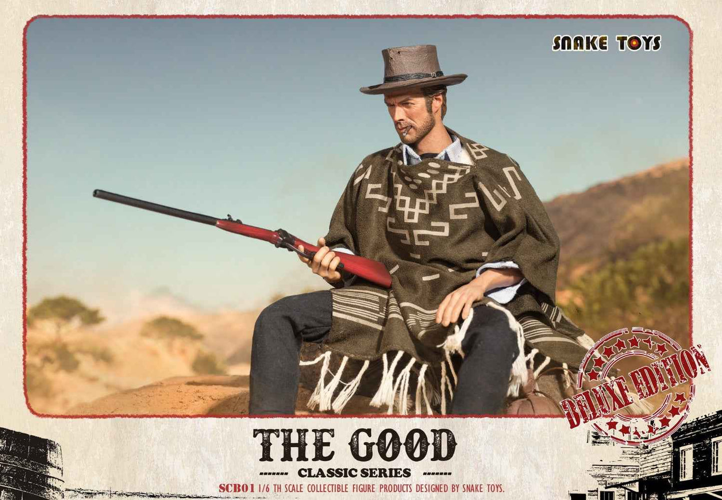 Western Cowboy SNAKE TOYS The Good SCB01 1/6 Licensed Action Figure