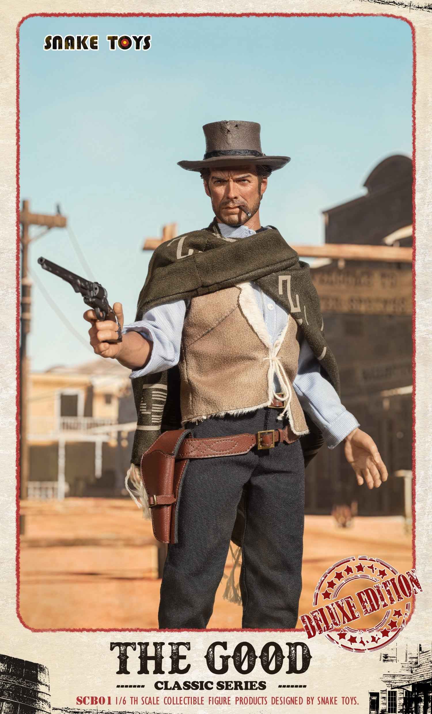 Western Cowboy SNAKE TOYS The Good SCB01 1/6 Licensed Action Figure