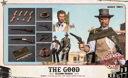 Western Cowboy SNAKE TOYS The Good SCB01 1/6 Licensed Action Figure