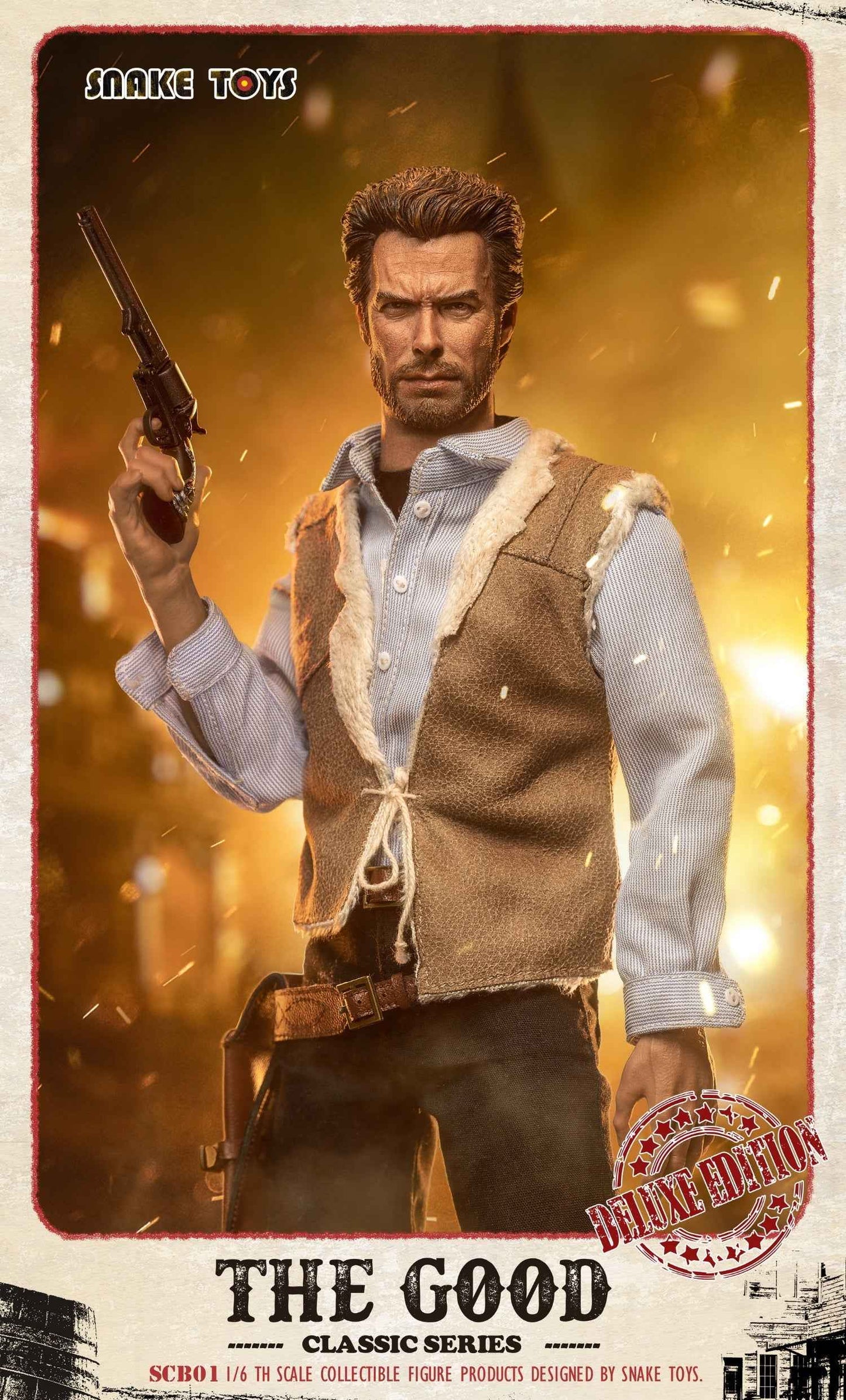 Western Cowboy SNAKE TOYS The Good SCB01 1/6 Licensed Action Figure