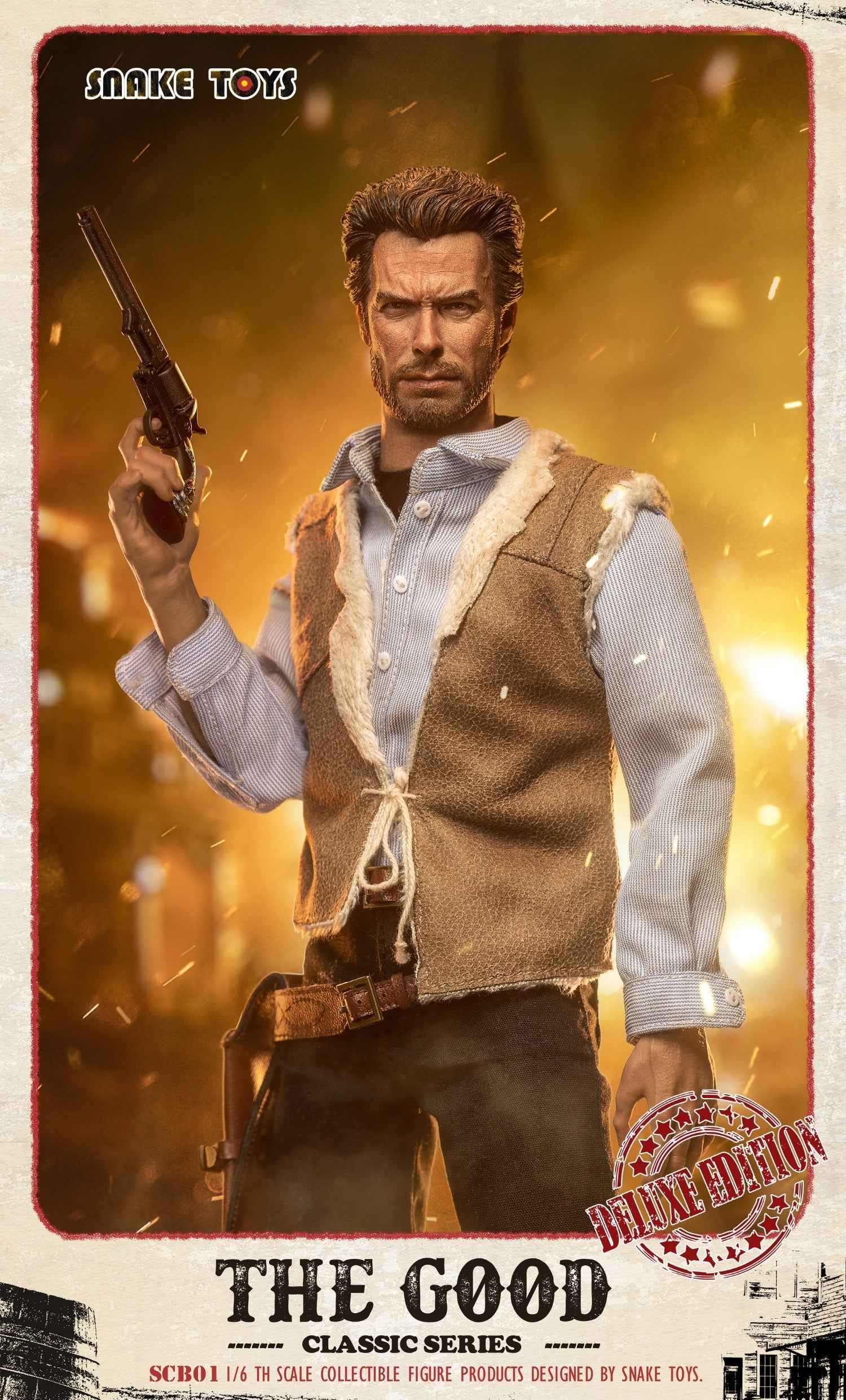 Western Cowboy SNAKE TOYS The Good SCB01 1/6 Licensed Action Figure