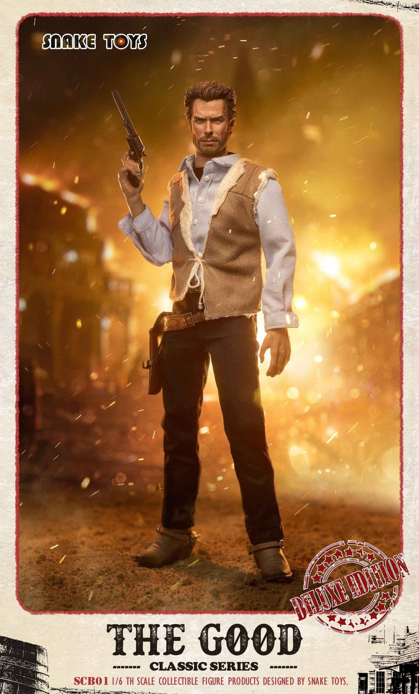 Western Cowboy SNAKE TOYS The Good SCB01 1/6 Licensed Action Figure
