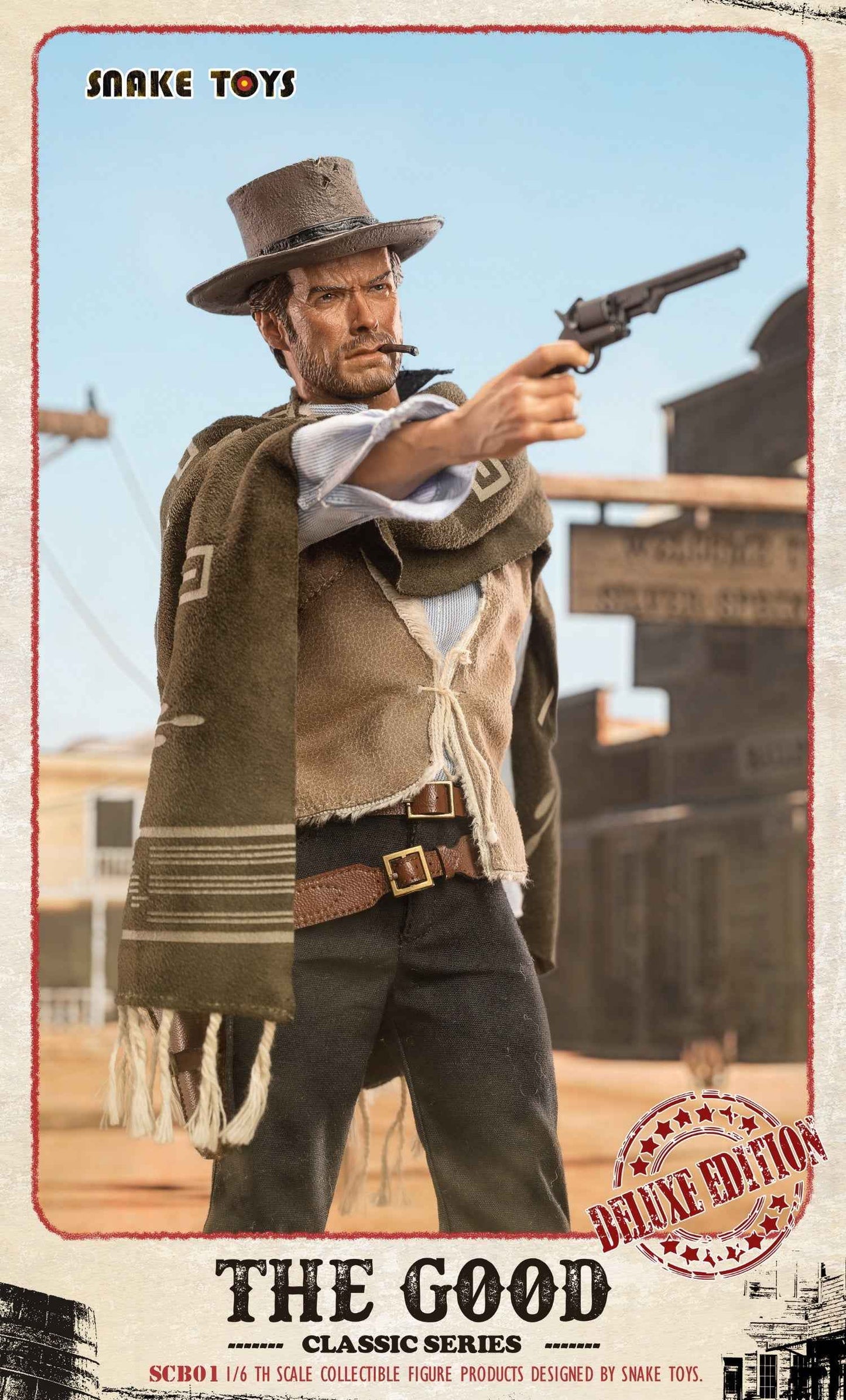 Western Cowboy SNAKE TOYS The Good SCB01 1/6 Licensed Action Figure