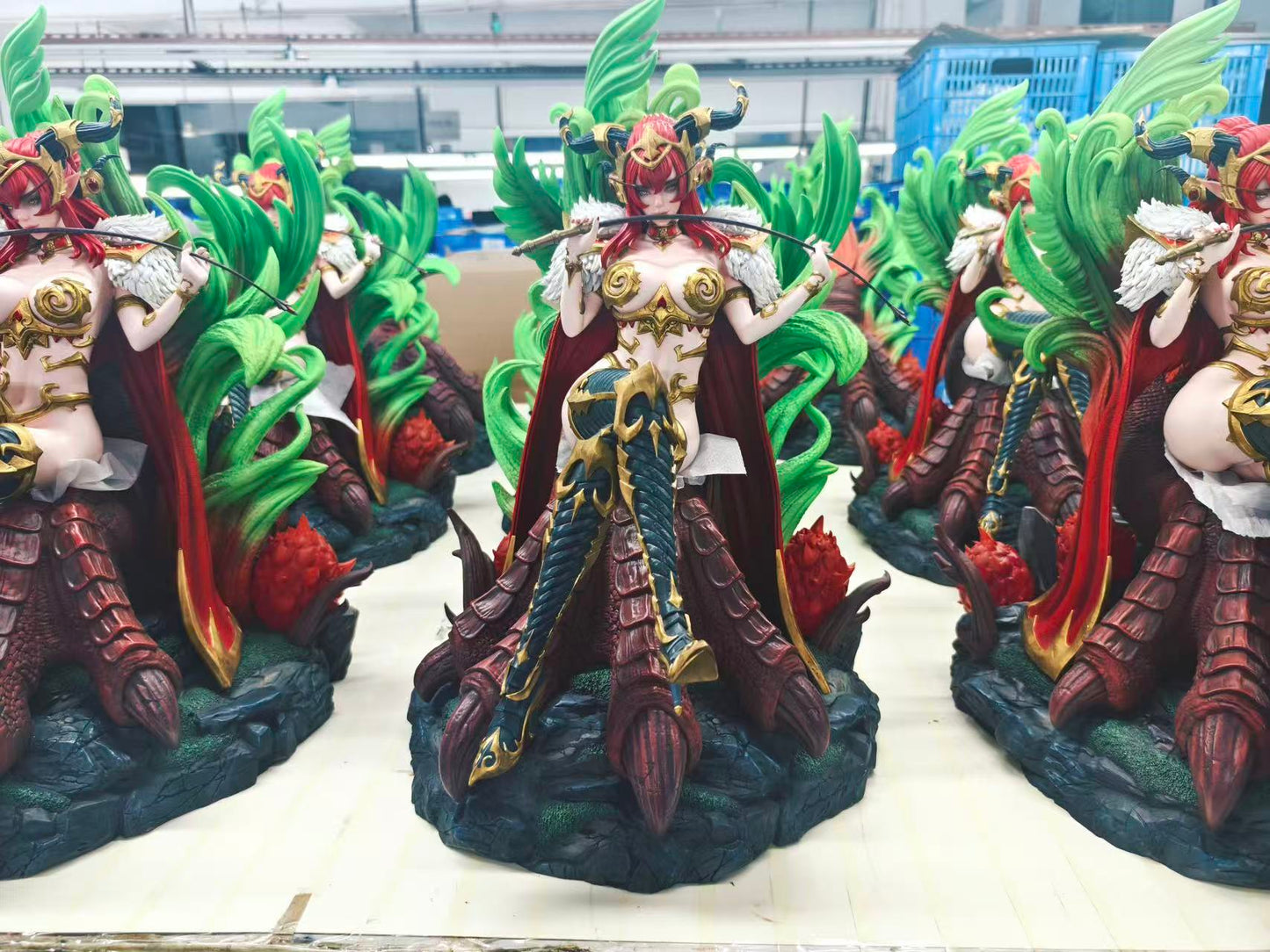 World of Warcraft ~ Windseeker x Awakening Studio ~ Red Dragon Queen Alexstrasza ~  Resin Statue