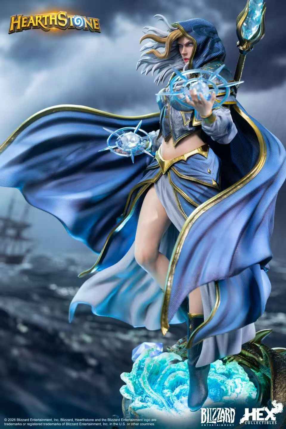 World of Warcraft Blizzard Hearthstone Jaina Proudmoore HEXHS13 1/6 Licensed Resin Statue