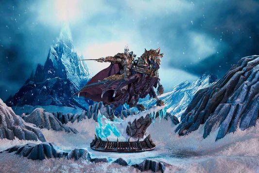 World of Warcraft Blizzard Entertainment Lich King & Invincible BLZ009 Licensed Resin Statue