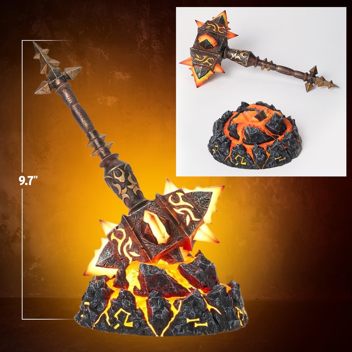 World of Warcraft Blizzard Saphiras Hand of Ragnaros BLZ012 Licensed Resin Statue