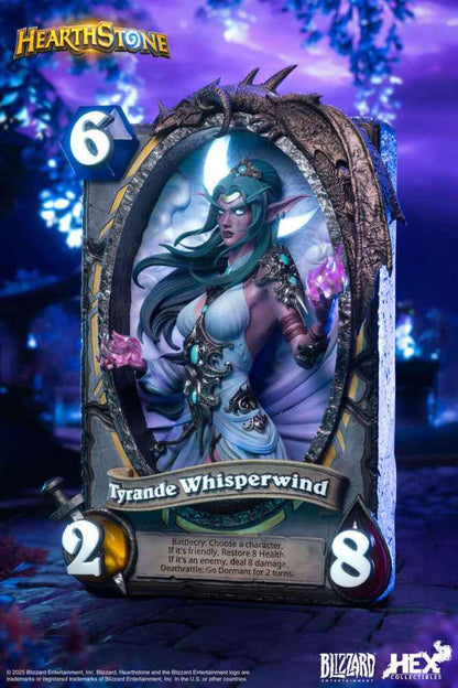 World of Warcraft Blizzard x Hex Collectibles Hearthstone Tyrande Whisperwind Licensed Resin