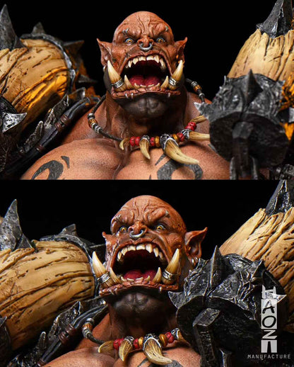 World of Warcraft HAOZI Studio Garrosh Hellscream Resin Statue