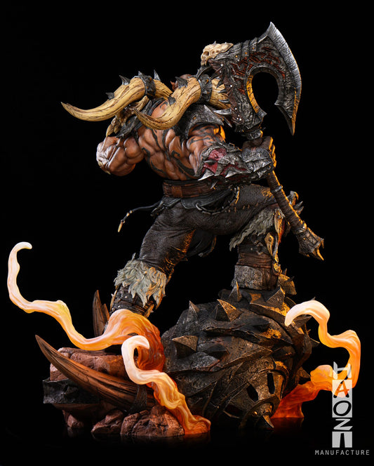 World of Warcraft HAOZI Studio Garrosh Hellscream Resin Statue