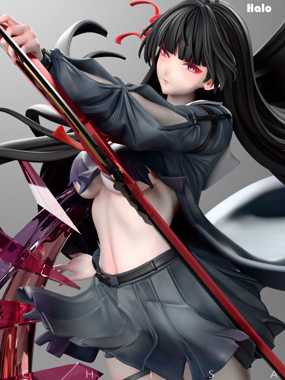 Wuthering Waves Halo Studio Chisa Resin Statue